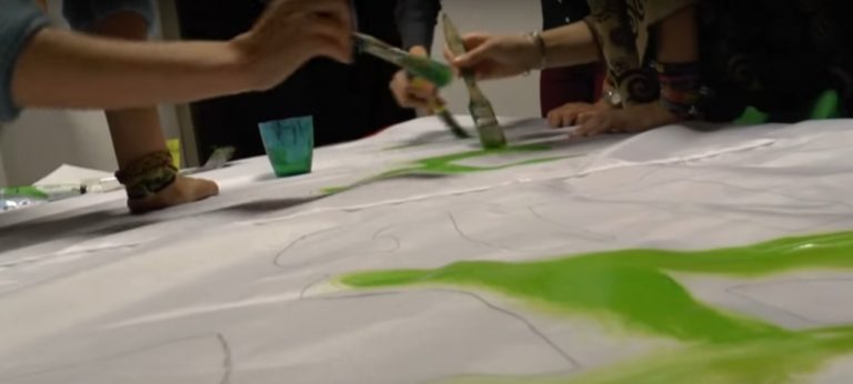 Sa. 12.11. 14h Banner malen für „Retten statt Rüsten!“