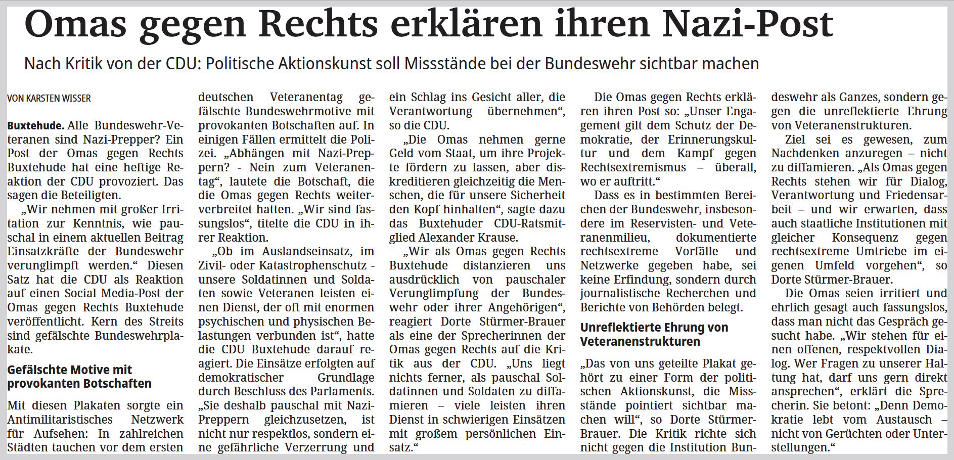 CDU Buxtehude dreht durch